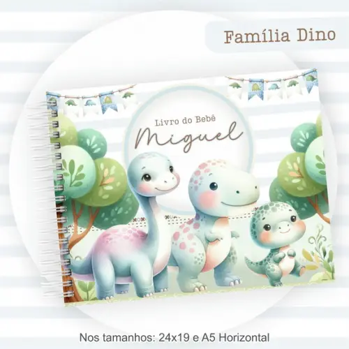 Arquivo Digital - Livro do Bebe - Familia Dino