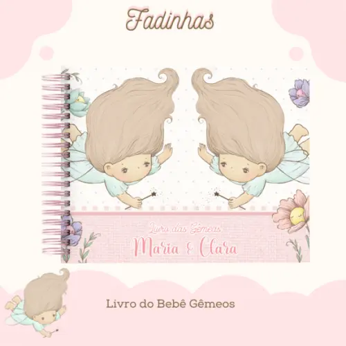 Arquivo Digital - Livro do Bebe - Fadinhas Gemeas