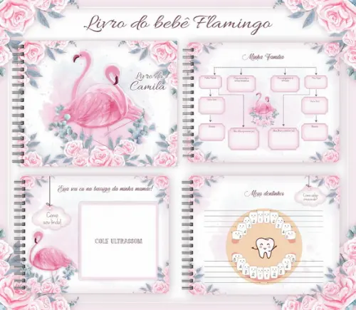 Arquivo Digital - Livro do Bebê - Flamingo
