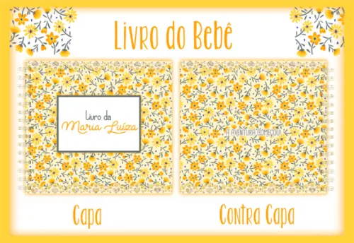 Arquivo Digital - Livro do Bebe - Floral