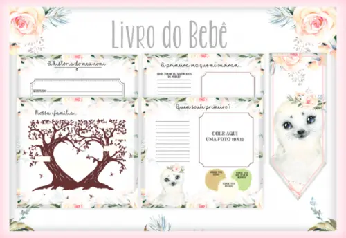 Arquivo Digital - Livro do Bebe - Foquinha Aquarela