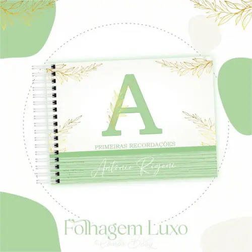 Arquivo Digital - Livro do Bebê - Folhagem Luxo