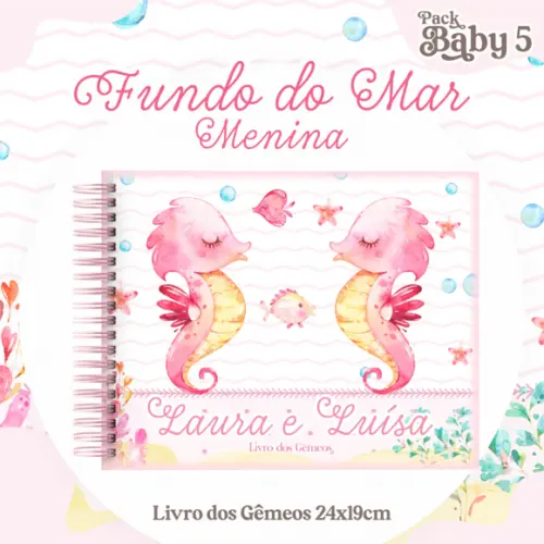 Arquivo Digital - Livro do Bebe - Fundo do Mar Gêmeas