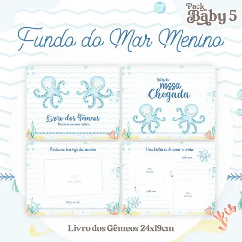Arquivo Digital - Livro do Bebê - Fundo do Mar Gemeos