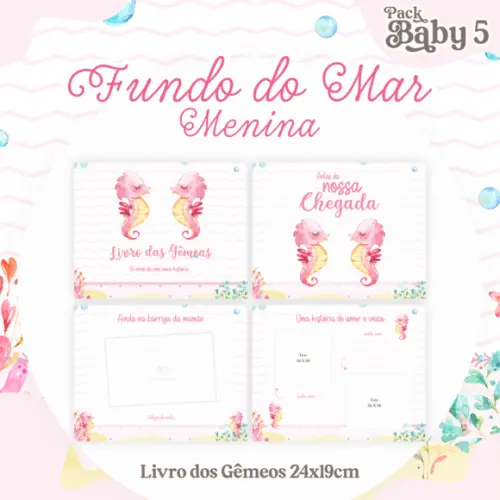 Arquivo Digital - Livro do Bebe - Fundo do Mar Gêmeas