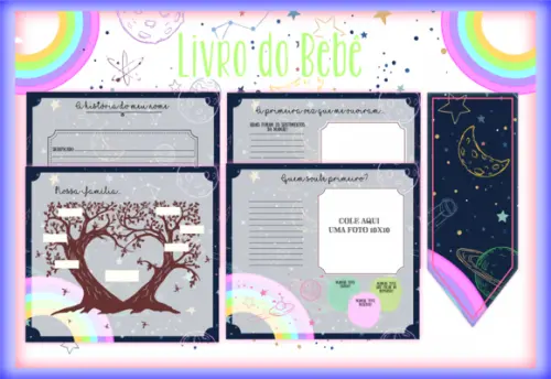 Arquivo Digital - Livro do Bebe - Galáxia Menina