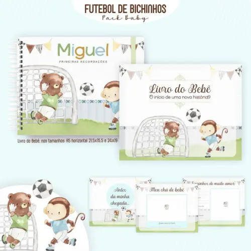 Arquivo Digital - Livro do Bebe - Futebol de Bichinhos