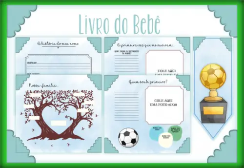 Arquivo Digital - Livro do Bebe - Futebol