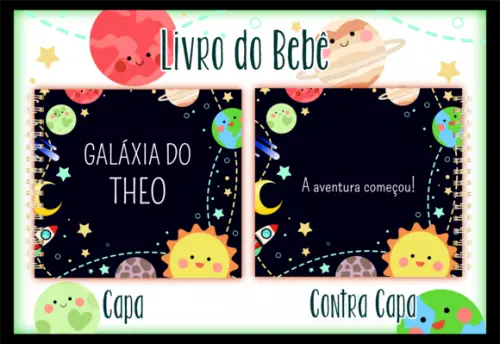 Arquivo Digital - Livro do Bebe - Galaxia Menino