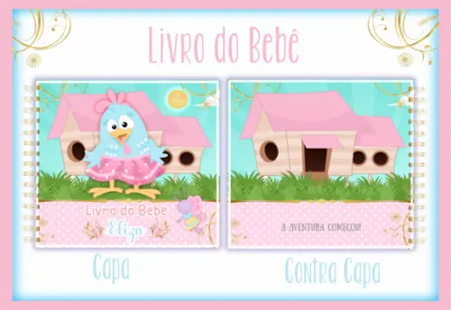 Arquivo Digital - Livro do Bebê - Galinha Pintadinha Rosa