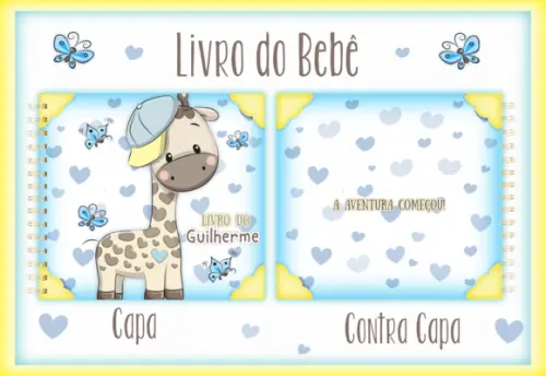 Arquivo Digital - Livro do Bebe - Girafinha