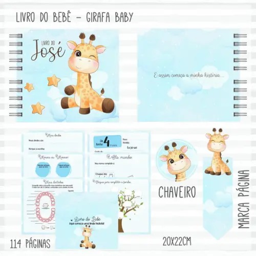 Arquivo Digital - Livro do Bebe - Girafa Baby