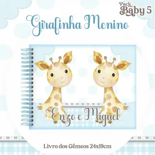Arquivo Digital - Livro do Bebe - Girafinha Gemeos