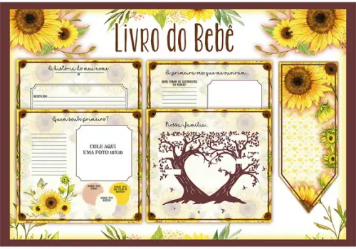 Arquivo Digital - Livro do Bebe - Girassol