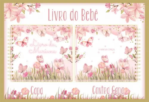 Arquivo Digital - Livro do Bebe - Jardim das Borboletas