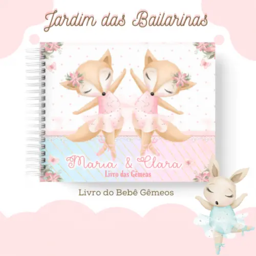 Arquivo Digital - Livro do Bebe - Jardim Bailarinas Gemeas