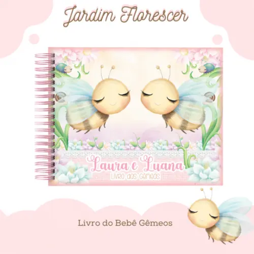 Arquivo Digital - Livro do Bebê - Jardim Meninas Gêmeas