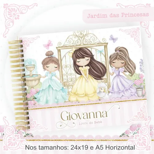 Arquivo Digital - Livro do Bebê - Jardim das Princesas