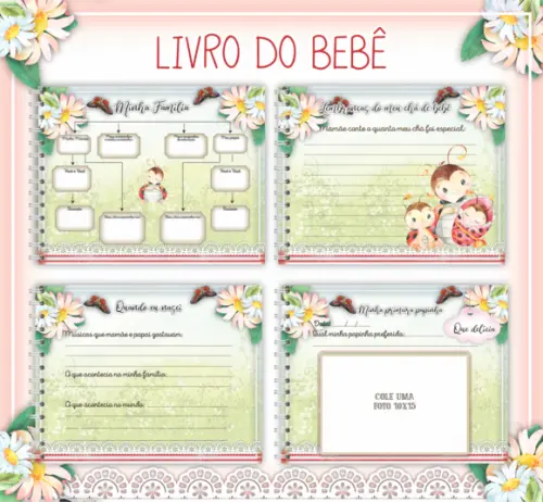 Arquivo Digital - Livro do Bebê - Joaninha