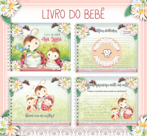 Arquivo Digital - Livro do Bebê - Joaninha