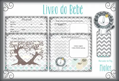 Arquivo Digital - Livro do Bebe - Leaozinho