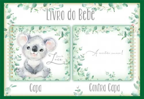 Arquivo Digital - Livro do Bebe - Koala Menino