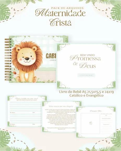 Arquivo Digital - Livro do Bebe - Leaozinho Cristao