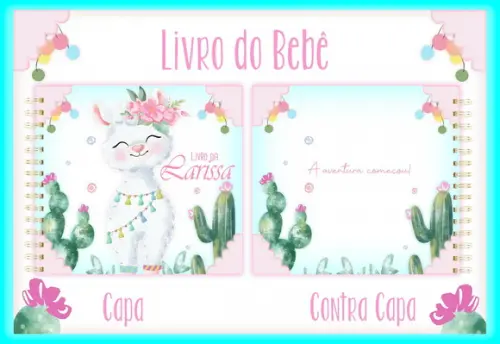 Arquivo Digital - Livro do Bebe - Lhama Menina