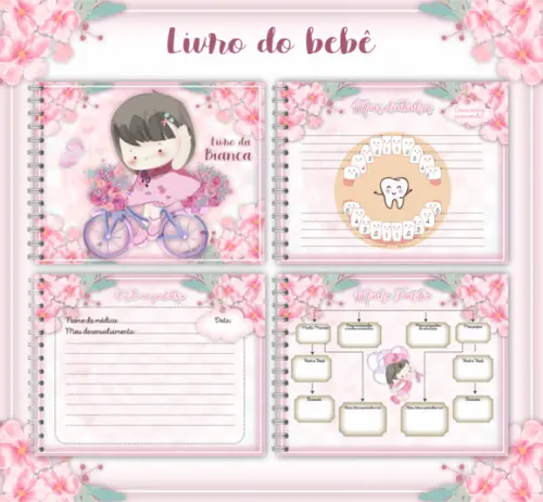 Arquivo Digital - Livro do Bebê - Menina