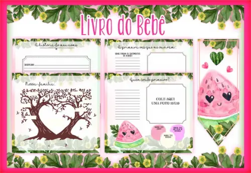 Arquivo Digital - Livro do Bebe - Melancia