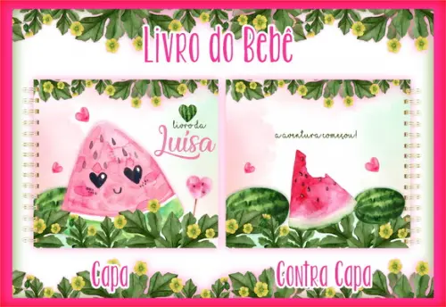 Arquivo Digital - Livro do Bebe - Melancia