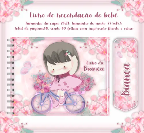 Arquivo Digital - Livro do Bebê - Menina