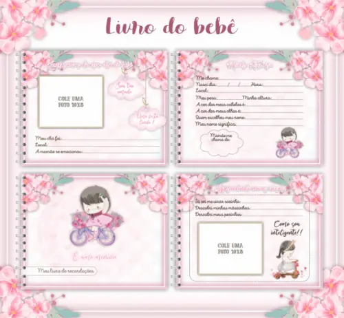 Arquivo Digital - Livro do Bebê - Menina