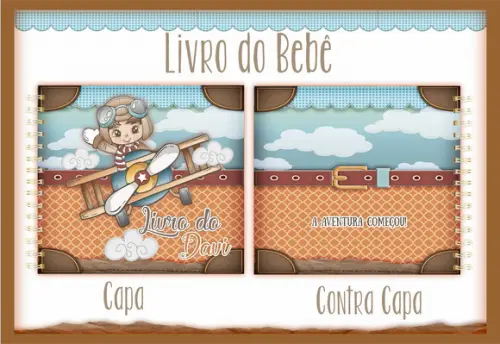 Arquivo Digital - Livro do Bebe - Menino Aviador