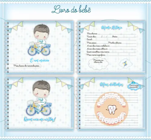 Arquivo Digital - Livro do Bebe - Menino