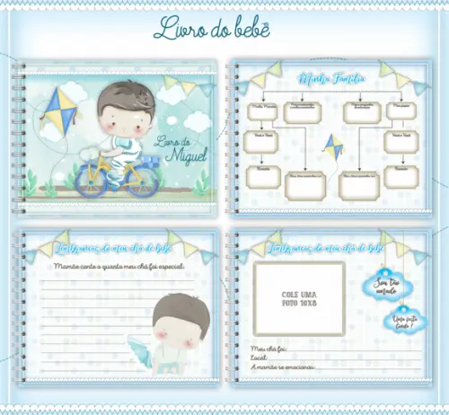 Arquivo Digital - Livro do Bebe - Menino