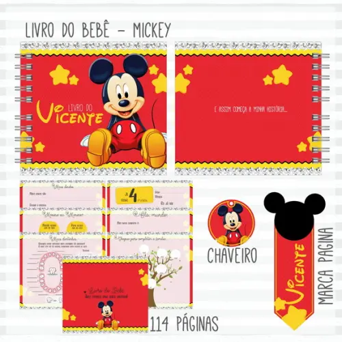 Arquivo Digital - Livro do Bebê - Mickey 03
