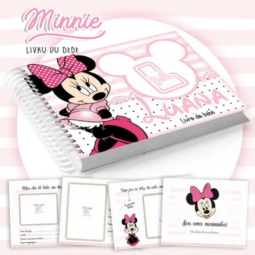 Arquivo Digital - Livro do Bebe - Minnie Alfabeto