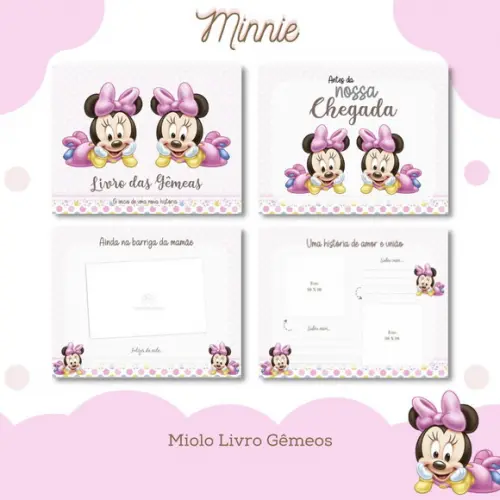 Arquivo Digital - Livro do Bebe - Minnie Gemeas