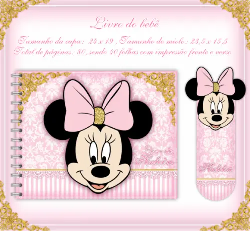 Arquivo Digital - Livro do Bebe - Minnie Rosa