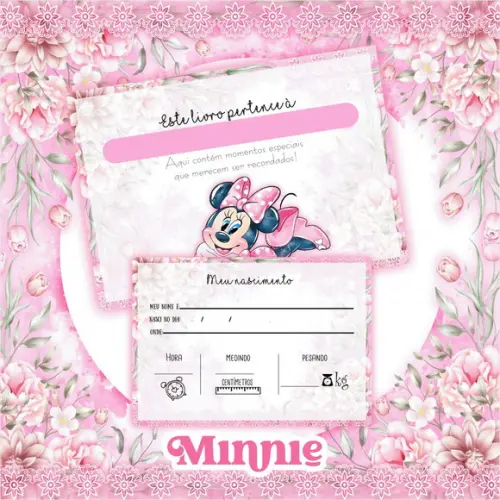 Arquivo Digital - Livro do Bebe - Minnie Rosa 02