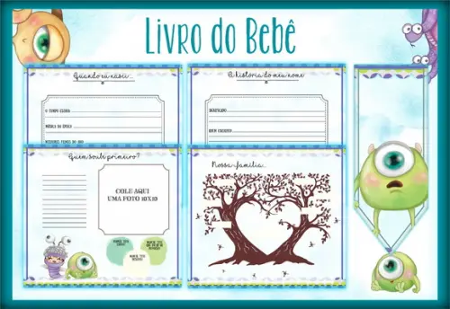 Arquivo Digital - Livro do Bebe - Monster Sa