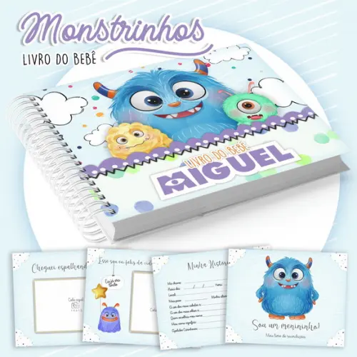 Arquivo Digital - Livro do Bebe - Monstrinhos