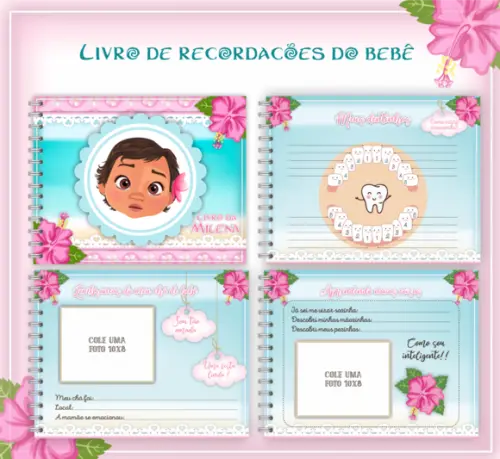 Arquivo Digital - Livro do Bebe - Moana Baby