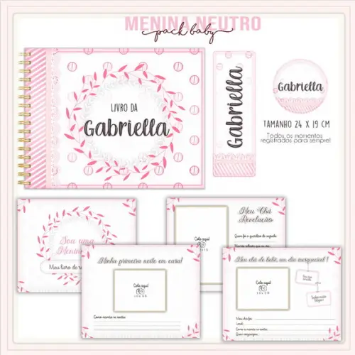 Arquivo Digital - Livro do Bebê - Neutro Menina 02