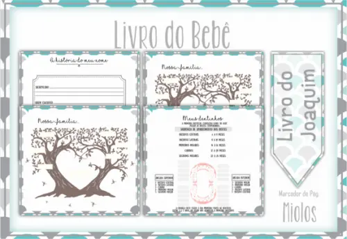 Arquivo Digital - Livro do Bebe - Neutro Menino