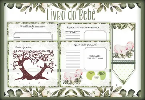 Arquivo Digital - Livro do Bebê - Newborn Menino