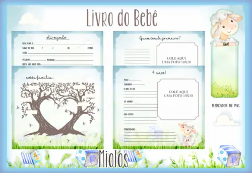 Arquivo Digital - Livro do Bebe - Ovelha Menino