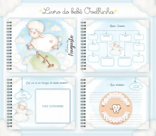 Arquivo Digital - Livro do Bebe - Ovelhinha