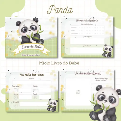 Arquivo Digital - Livro do Bebe - Panda Menino 02